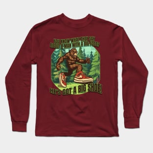 Bigfoot Big Shoes Long Sleeve T-Shirt